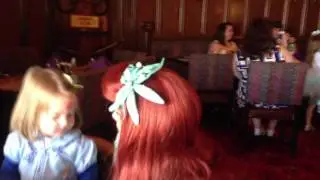 Disney Princess Breakfast - Ariel Little Mermaid - Cinderella's Castle Disney World