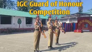 IGC Drill Test for RDC Guard of Honour Competition : Uttarakhand NCC Directorate