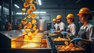 How Potato Chips Are Made | Inside a Modern Chips Factory (Full Process)