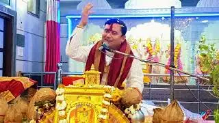 jai mahendipur dham me hanuman katha ka bhavya ayojan, maruti nandan trshr duwara,  hanuman katha