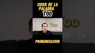 Pronunciaci&oacute;n de la palabra TOO en Ingl&eacute;s #too