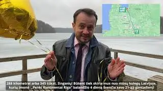 Sveikinimas &bdquo;Penki Kontinentai Riga&ldquo; gimtadienio proga
