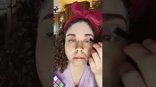 Purple eyebrows 🤫.                           #makeup #pridelook #makeuptutorial