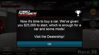 Starting Pro series drag racing