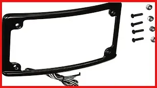 Custom Dynamics Radius-Style Black LED License Plate Frame Review: Sleek, Sturdy, and Bright