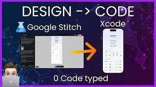 I Gave AI My App Design - It Built the Entire iOS Screen (Stitch + Claude Code + Xcode)