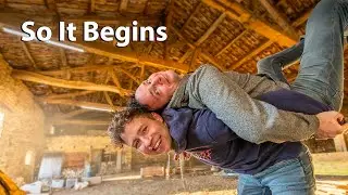See Our First Big Steps! From Old Barn to Stunning Gîtes