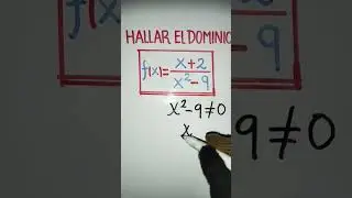 ✍️Dominio de una Funci&oacute;n racional