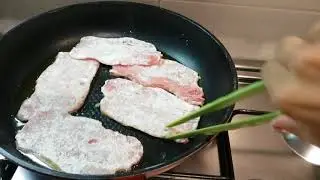 Fare le scaloppine (lonza di maiale)