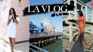 LA VLOG | Alfred's Tea Room, Glossier, Santa Monica Pier