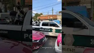 Polic&iacute;a CDMX respondiendo en el tr&aacute;fico 🚨🇲🇽 #ssccdmx #policiacdmx #mxfirebuff