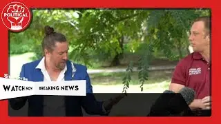 Queensland Auslan interpreter Mikey Webb hit with bird poo, handles it like a pro