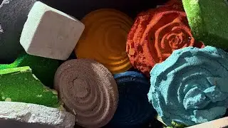 20 Dusty Large & Small Chalk Reform Crush Oddly Satisfying Video ASMR 