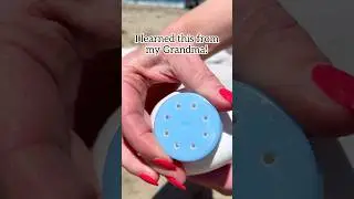 Baby powder is great for easy sand removal #beach #familyvacation