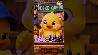 Play Chess - #cartoon#animation#shorts#youtubeshorts#shortvideo#funny#funnyvideo#cute#duck#trending