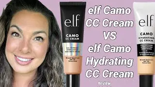 elf Camo CC Cream VS elf Camo Hydrating CC Cream  - review, tutorial #elfcosmetics #cccream
