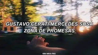 Gustavo Cerati con Mercedes Sosa-Zona de promesas |LETRA|