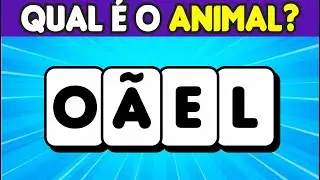 Adivinhe as Palavras ao Contrário 🐾 | 100 Nomes de Animais