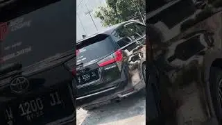 Modified Black Toyota Innova Crysta | Aggressive Styling, Big Alloys & Custom Mods!