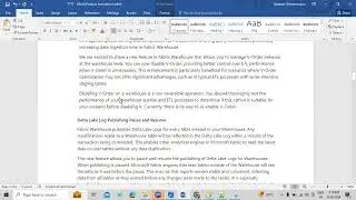 Basic Overview On Monthly Updates on Microsoft Fabric