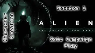 Alien RPG Free League - solo actual play campaign - Session 1