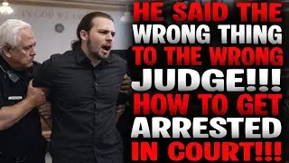 Courtroom MELTDOWN: Defendant SNAPS and Gets DESTROYED by Judge