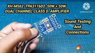 XH-M562  TPA3116D2 50W + 50W DUAL CHANNEL CLASS D AMPLIFIER BOARD🔥 || TPA3116D2 amplifier board