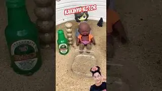 CUCI KAKI DULU ⁉️ KARENA KAKINYA KOTOR😱😍