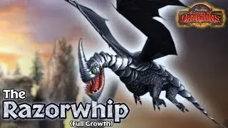 The Razorwhip - Full Growth (Baby, Teen/Adult, & Titan Stage) | School of Dragons