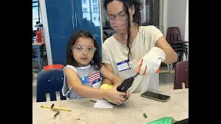 Washington Glass School mosaic workshop at National Building Museum in Washington, DC