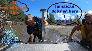 (Pt1)A Shallow, Rocky, Tree Filled Ride in the Jetstream Mini Jet Boat (Upstream)