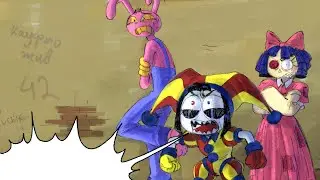 Don't Hurt My Jax 😡 | Pomni x Jax | The Amazing Digital Circus Comic | TADC | (Ribbit)