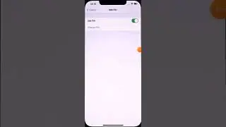 how to change sim password in iphone 7 plus
