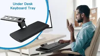 HUANUO Adjustable Under Desk Keyboard Tray | $100k BONUSES in Description