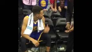Stephen Curry signed shoes and guy tried steal from kid 12.9.16 (video by ros gold-onwude)