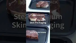Beef Steak Skin Pack | Unifresh Tray Sealer in Action 🥩 #beef #traysealer