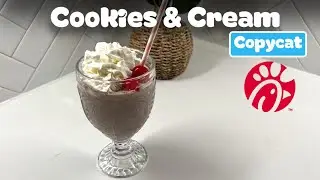 Copycat Chick fil A Cookies & Cream Milkshake recipe