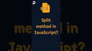 Split method in JavaScript | javascript interview questions #shortsvideos #shorts #javascript