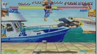 Retro Game. 90's Street Fighter Video Games