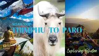 The Most Beautiful Road Trip of Bhutan | Thimphu to Paro | Hidden Gems