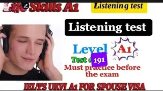 IELTS LIFE SKILLS EXAM A1 listening test 2026