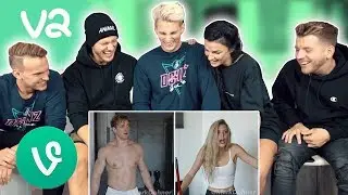REACTING TO OUR OLD FUNNY VINES! *Challenge*