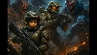 Master Chief Junior vs Alien Monsters &ndash; Epic Halo Battle Begins! Part 1