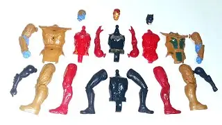AVENGERS ASSEMBLE TOYS, Iron-man vs Bat-man vs Thanos armor 