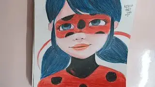 Drawing-Miraculous Ladybug 🐞 |KEEP ART UP!|# subscribe #new#supporttonewcomer #trend #ladybug