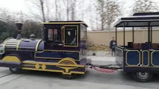 Dinis Tourist Shopping Mall Trackless Train For Sale