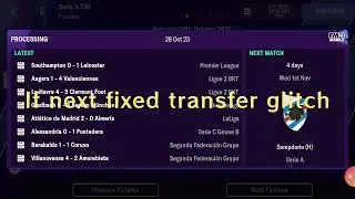 Transer bug/glitch NEWFIXED FMM23 + Potential Best Wonderkid + Save Data Manchester City New season