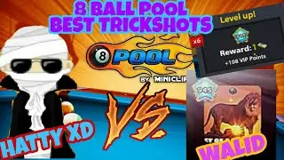 8 BALL POOL || HATTY XD VS WALID || BEST TRICKSHOTS BATTLE|| 😱😱