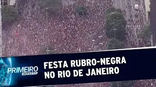 Flamengo celebra título da Libertadores com multidão rubro-negra no Rio |Primeiro Impacto (25/11/19)