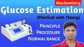 Glucose Estimation by GOD POD Method | Glucose Test Principle and procedure and normal range